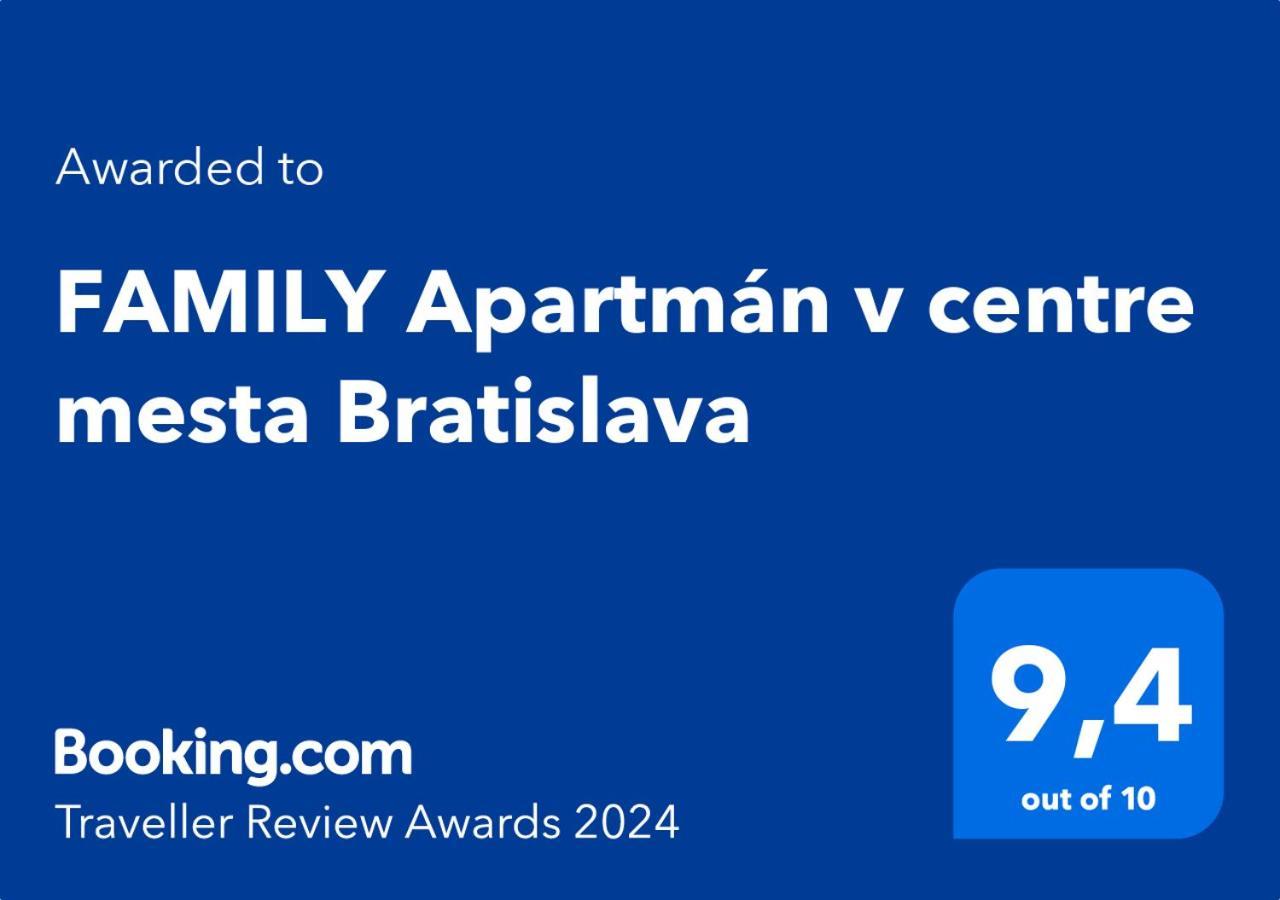 Family Apartman V Centre Mesta Bratislava 아파트 외부 사진